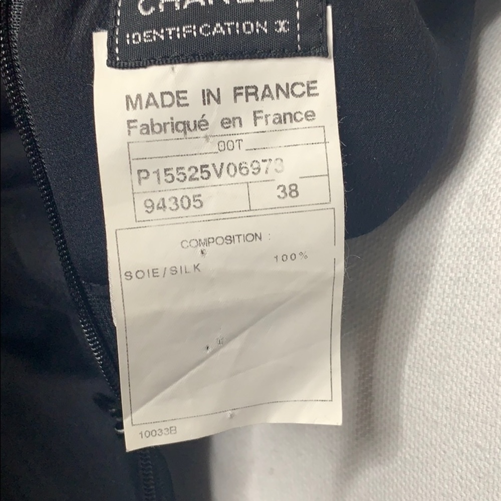 100% silk authentic Chanel black classic skirt - Picture 7 of 9